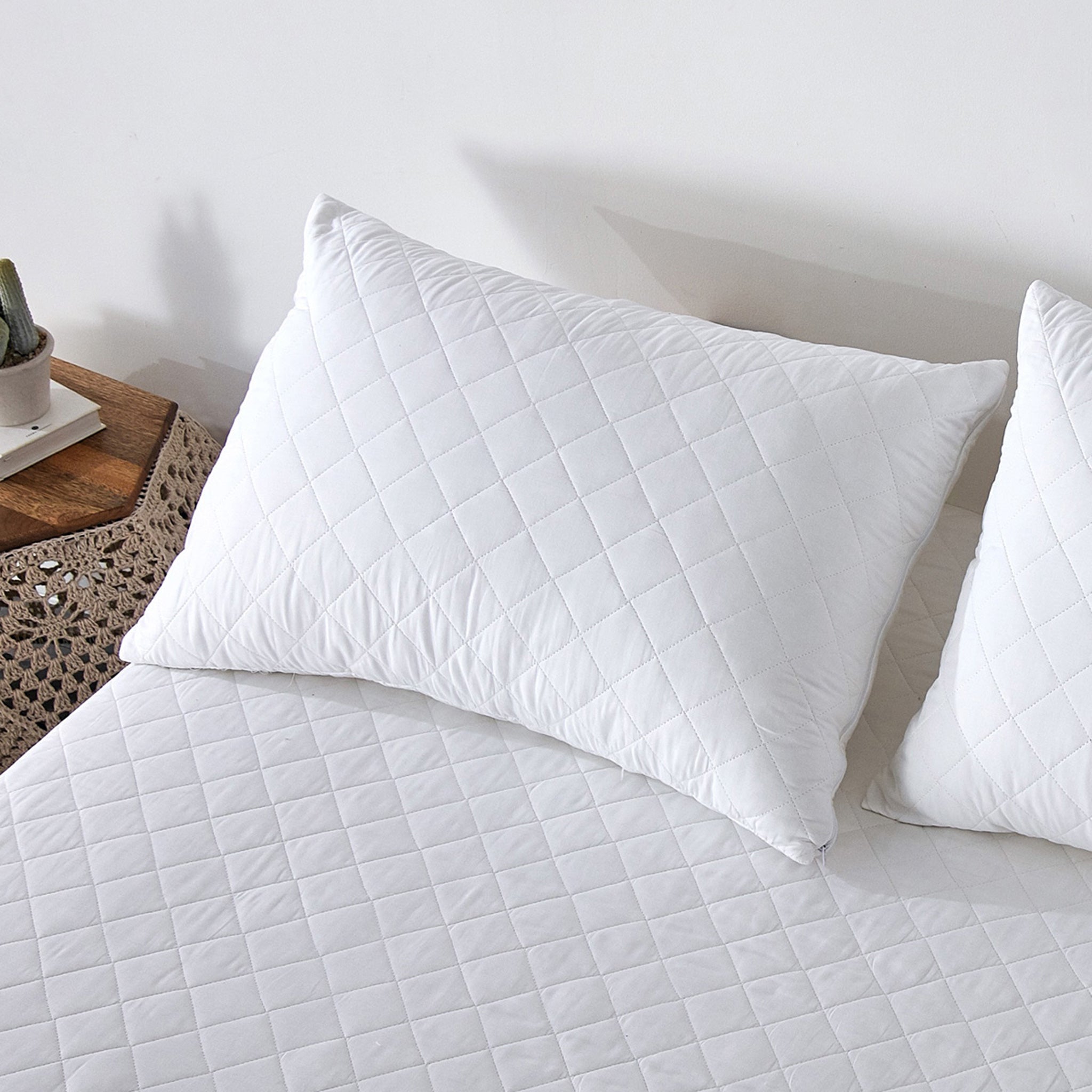 Triple Cotton Pillow Protector