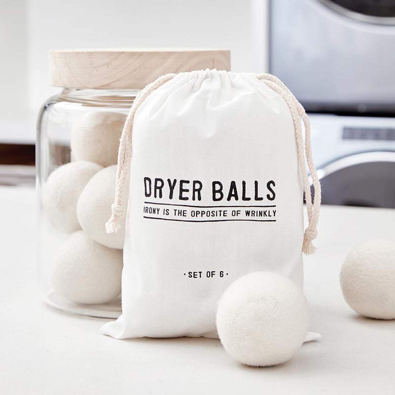 Wool Dryer Balls (6 pack)
