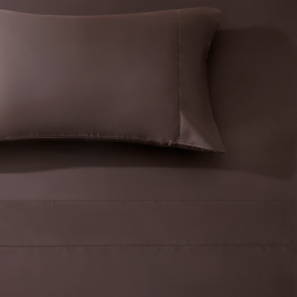 Carob Pima Cotton Pillowcase Set