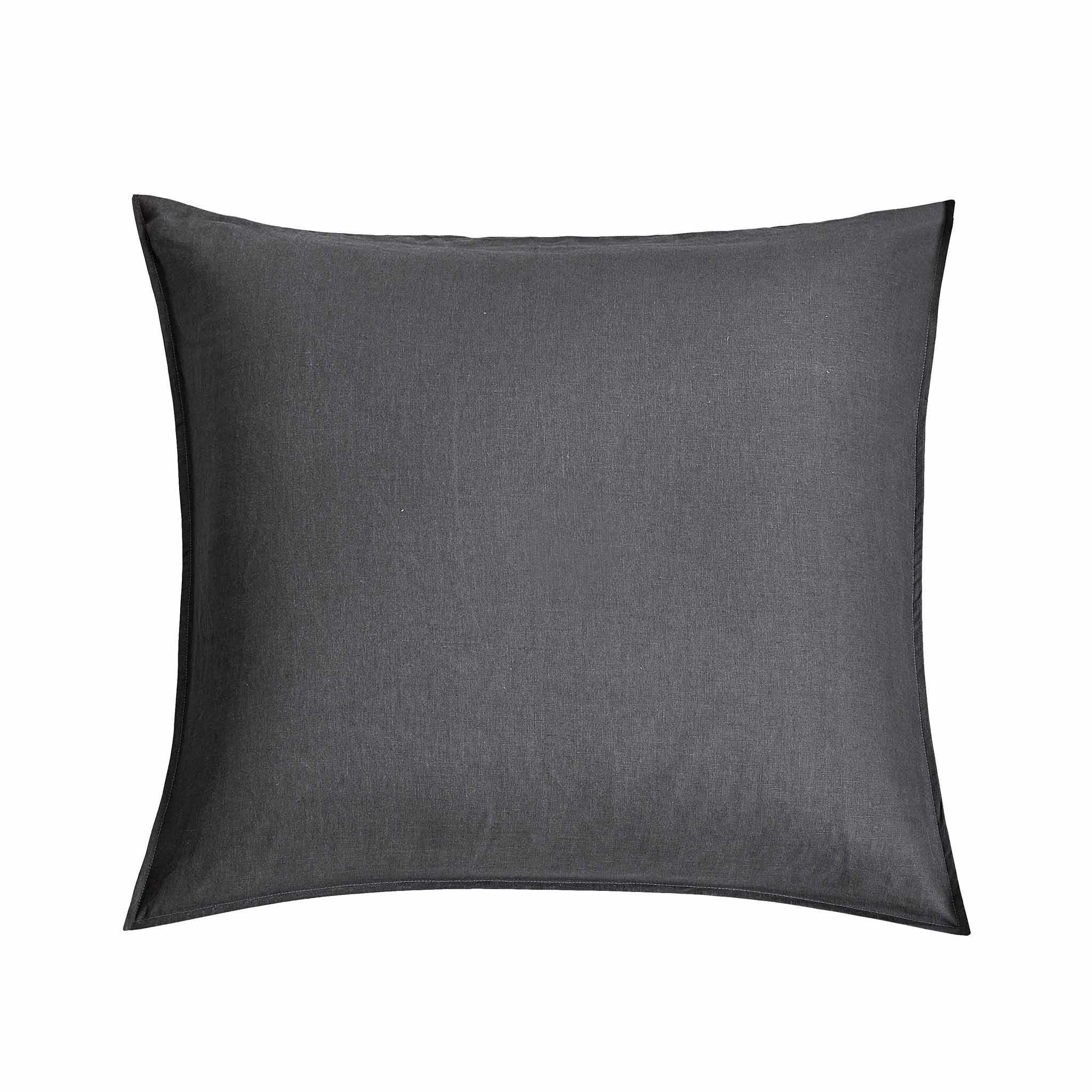 Charcoal French Linen Cushions