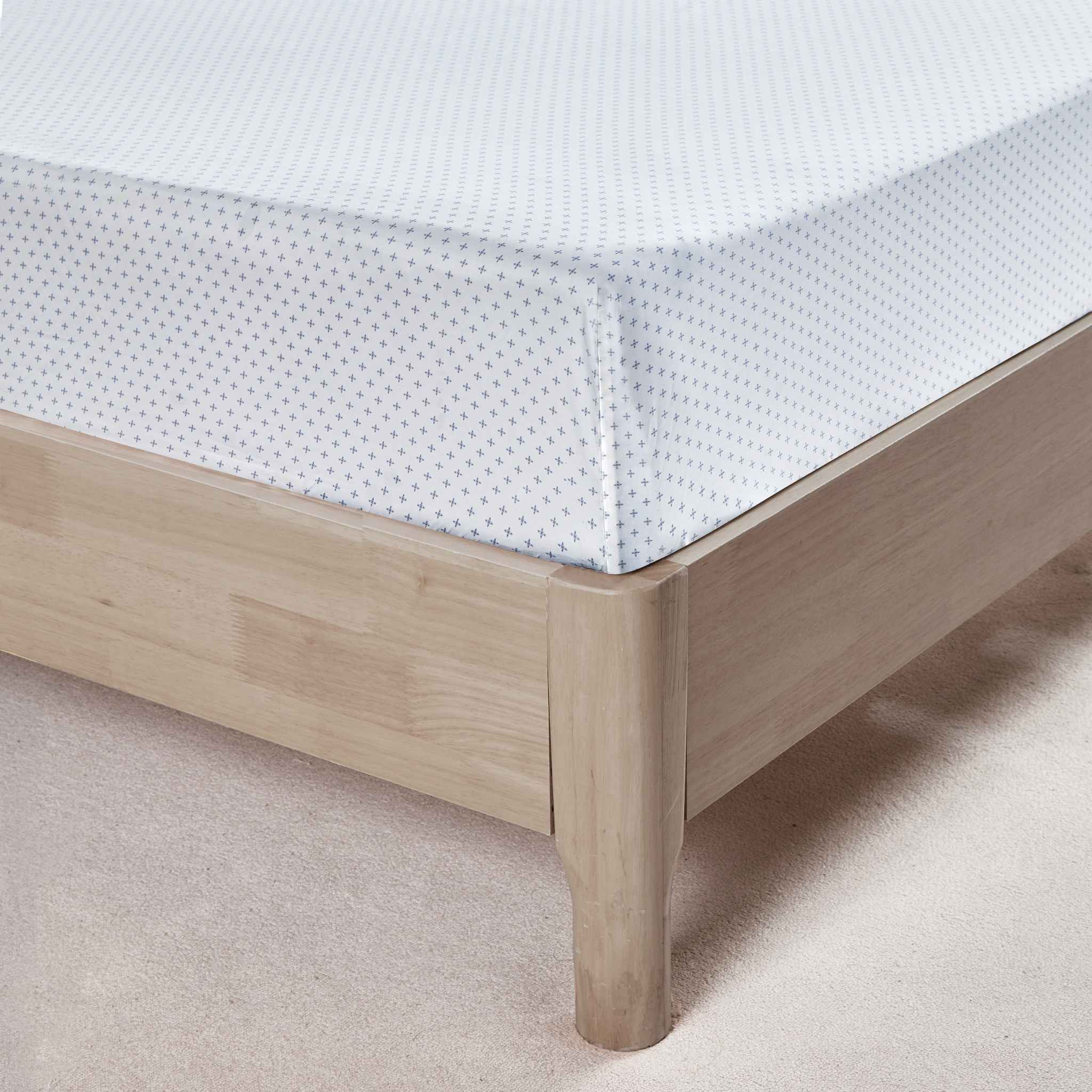 Grey Criss Cross Sheet Set