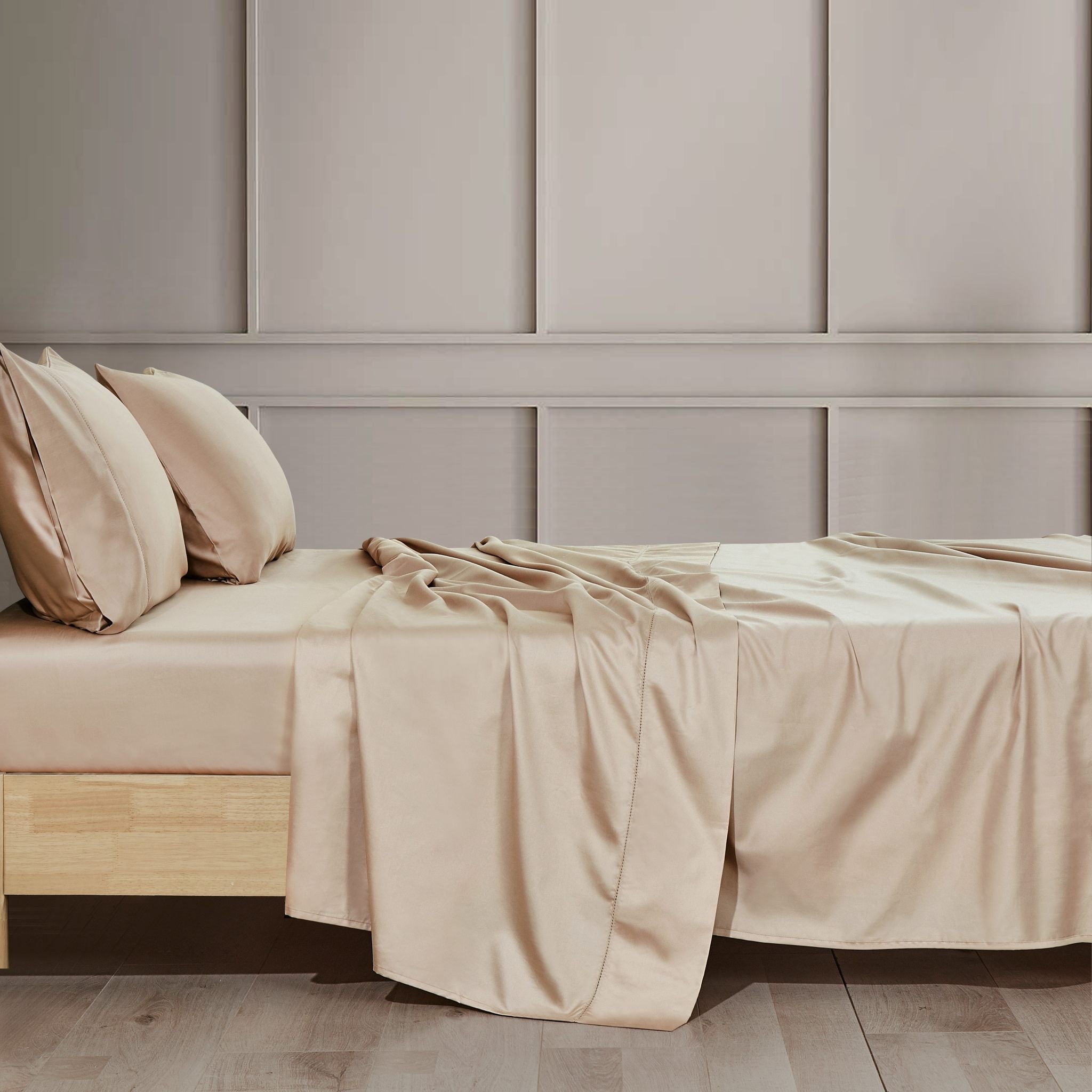 Mocha Pima Cotton Flat Sheet