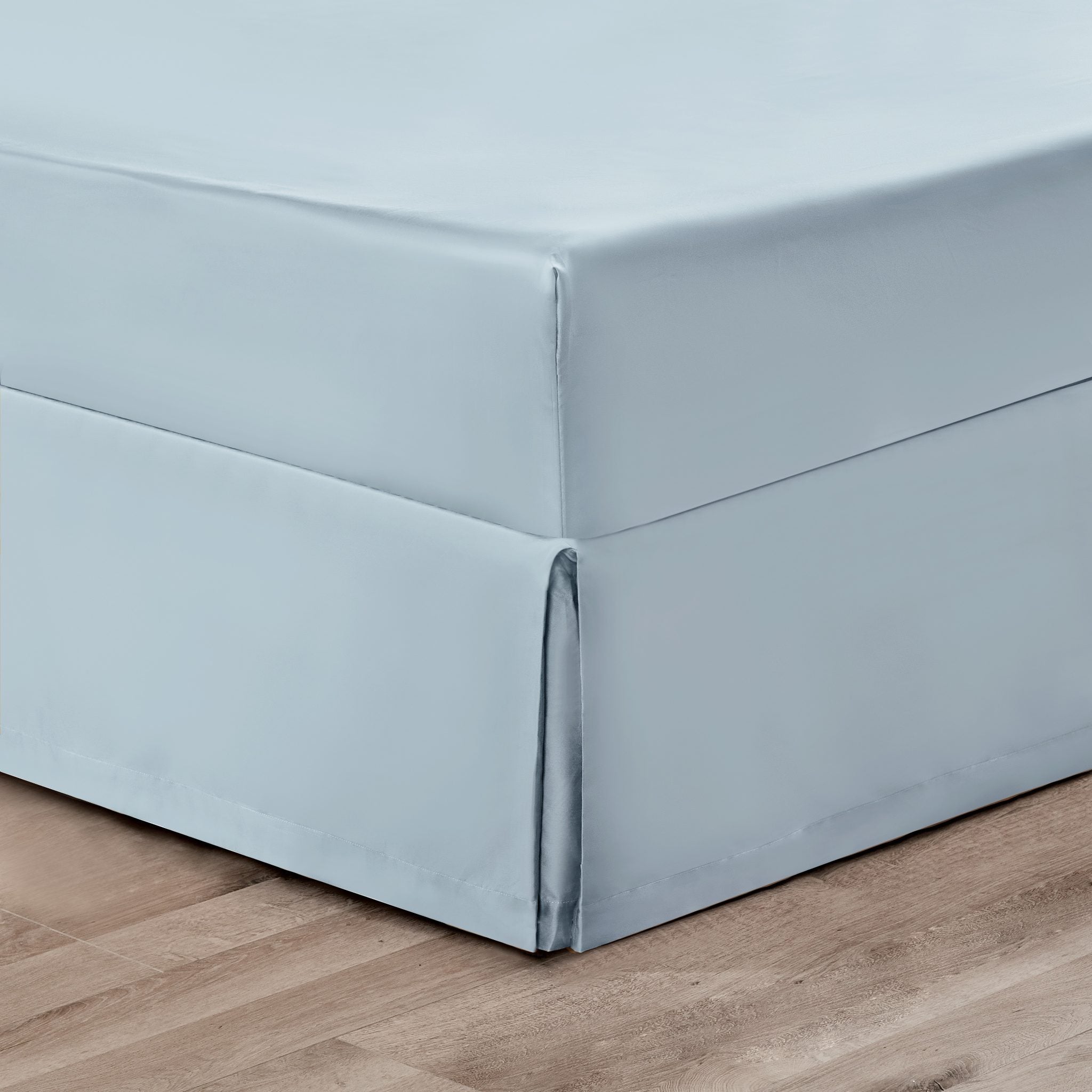 Ice Blue Pima Cotton Bedskirt