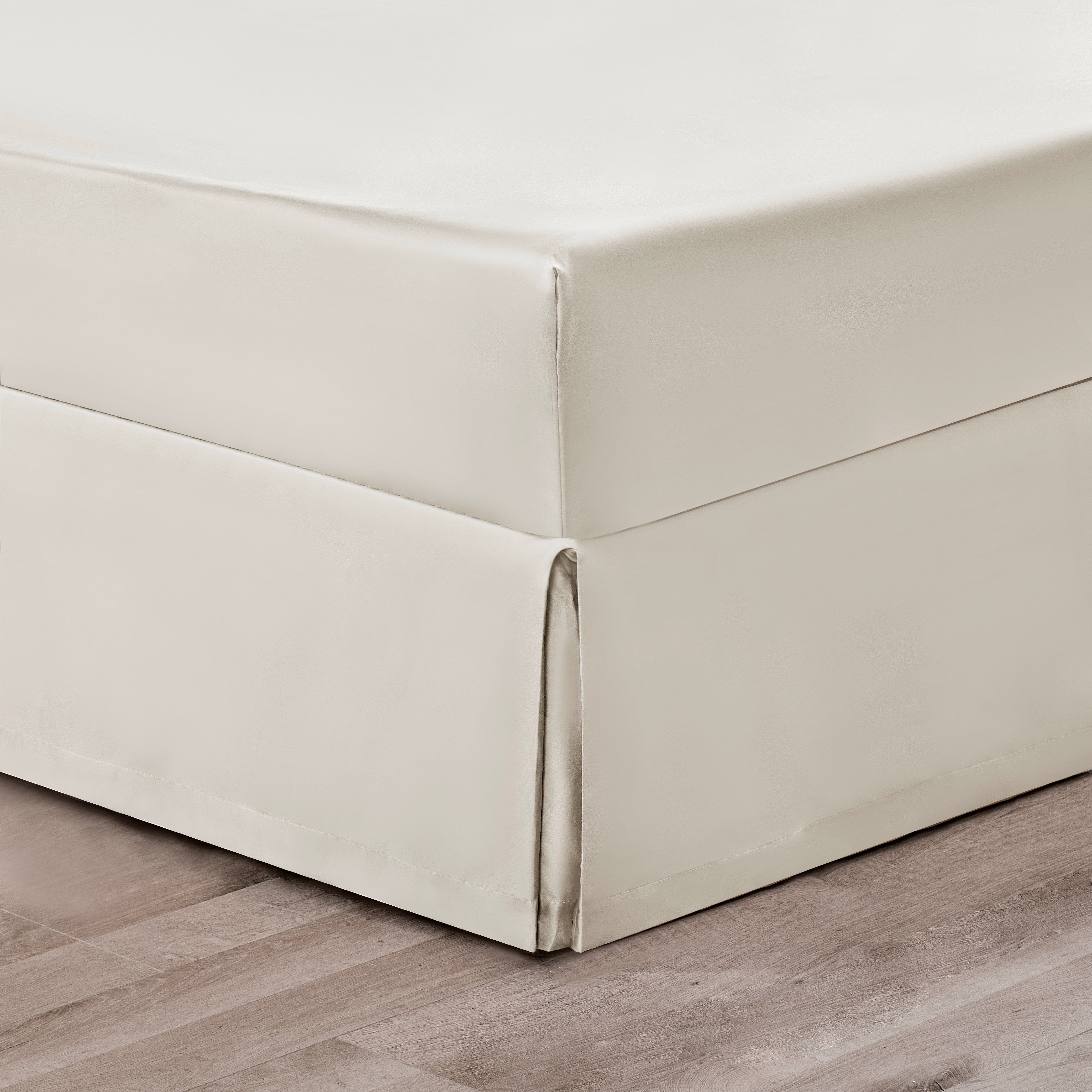 Stone Pima Cotton Bedskirt