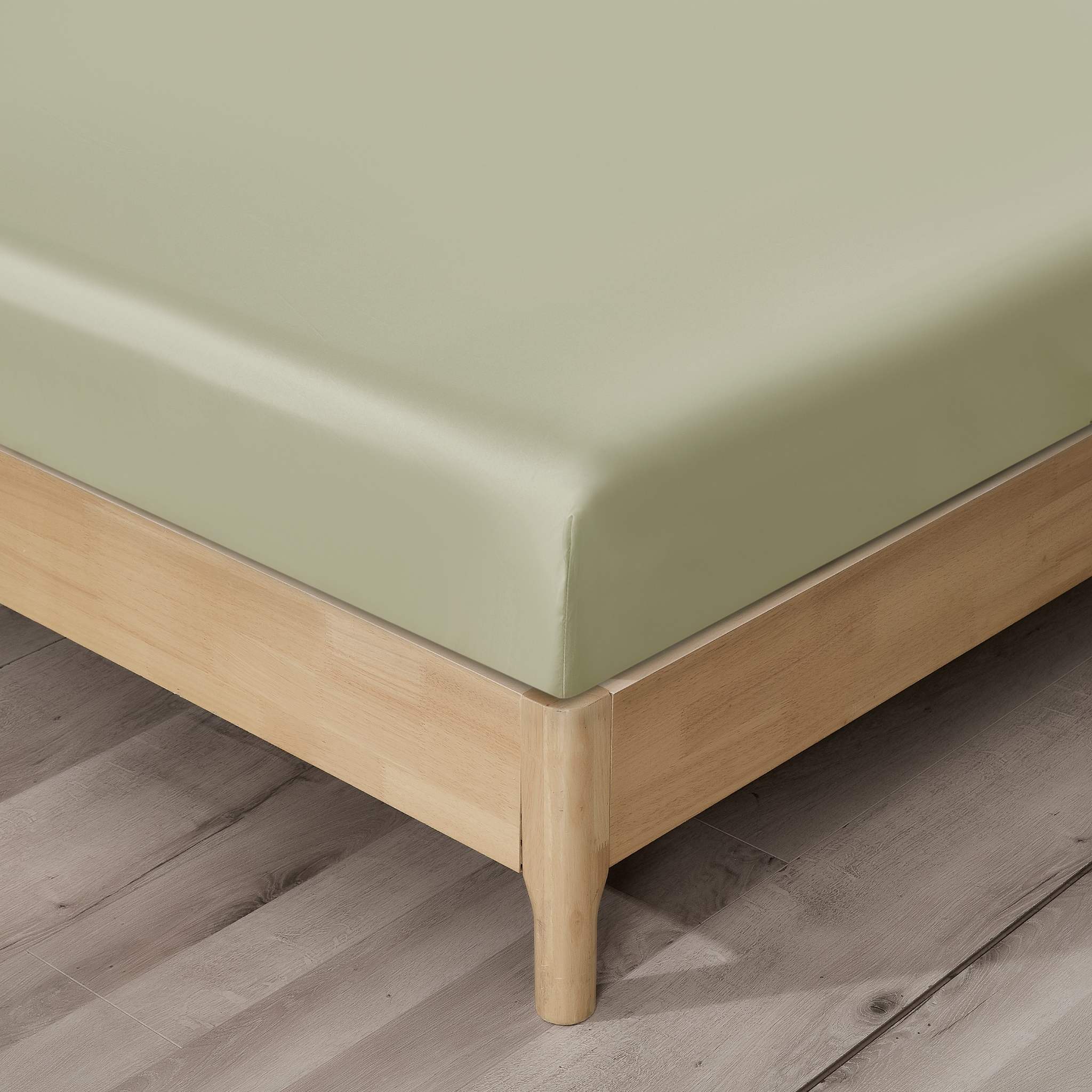 Pistachio Pima Cotton Fitted Sheet