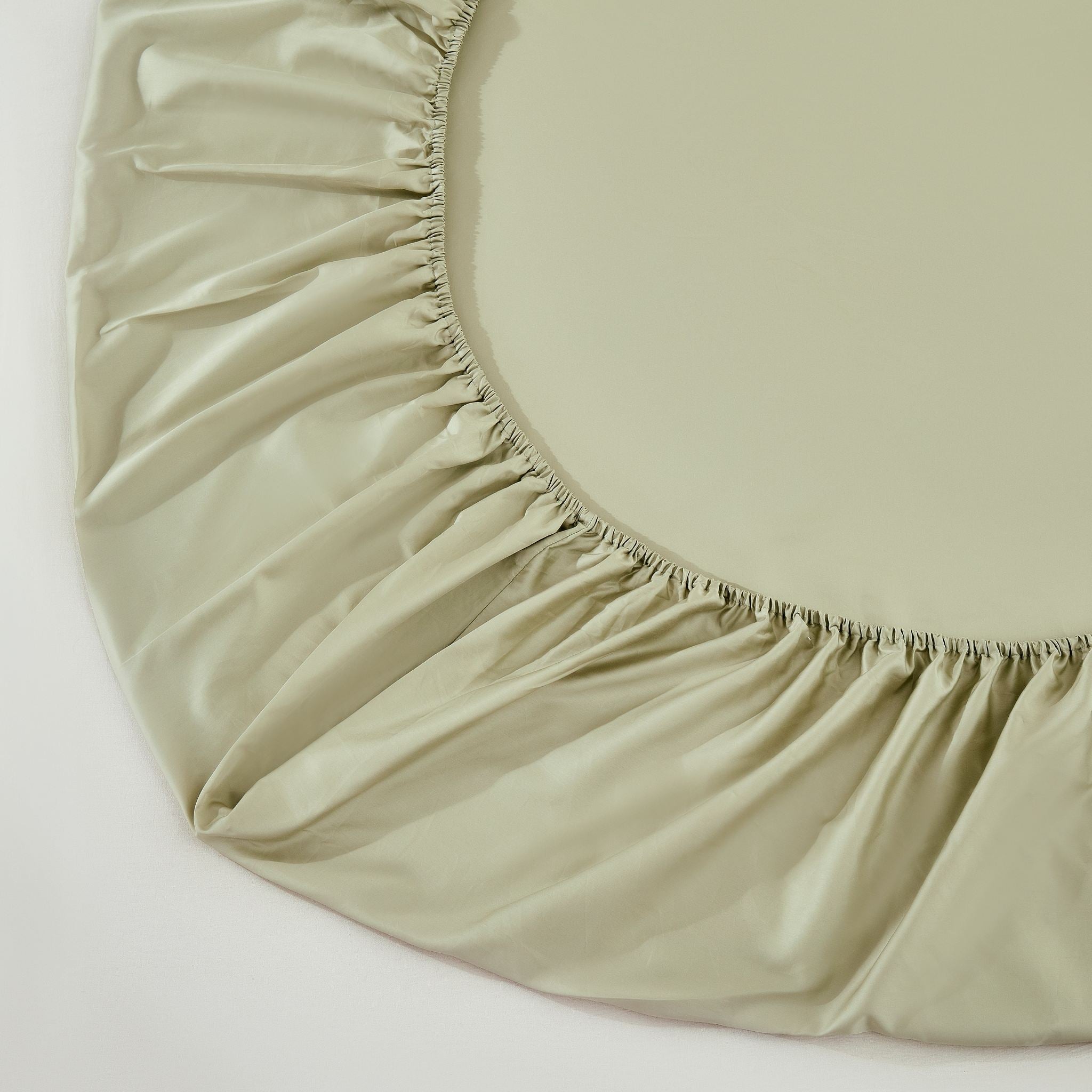Pistachio Pima Cotton Fitted Sheet