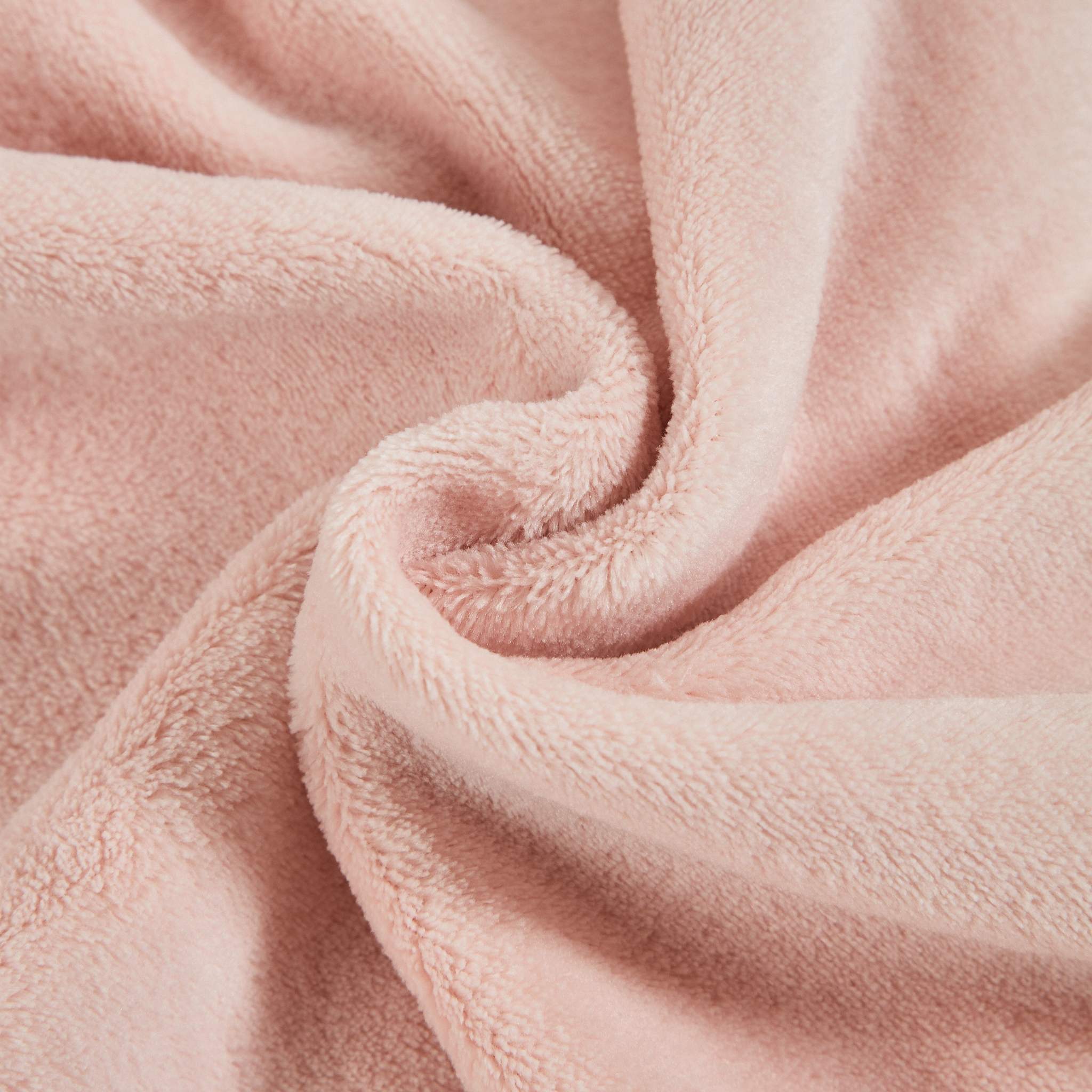Peach Blush Sherpini Throw/Blanket