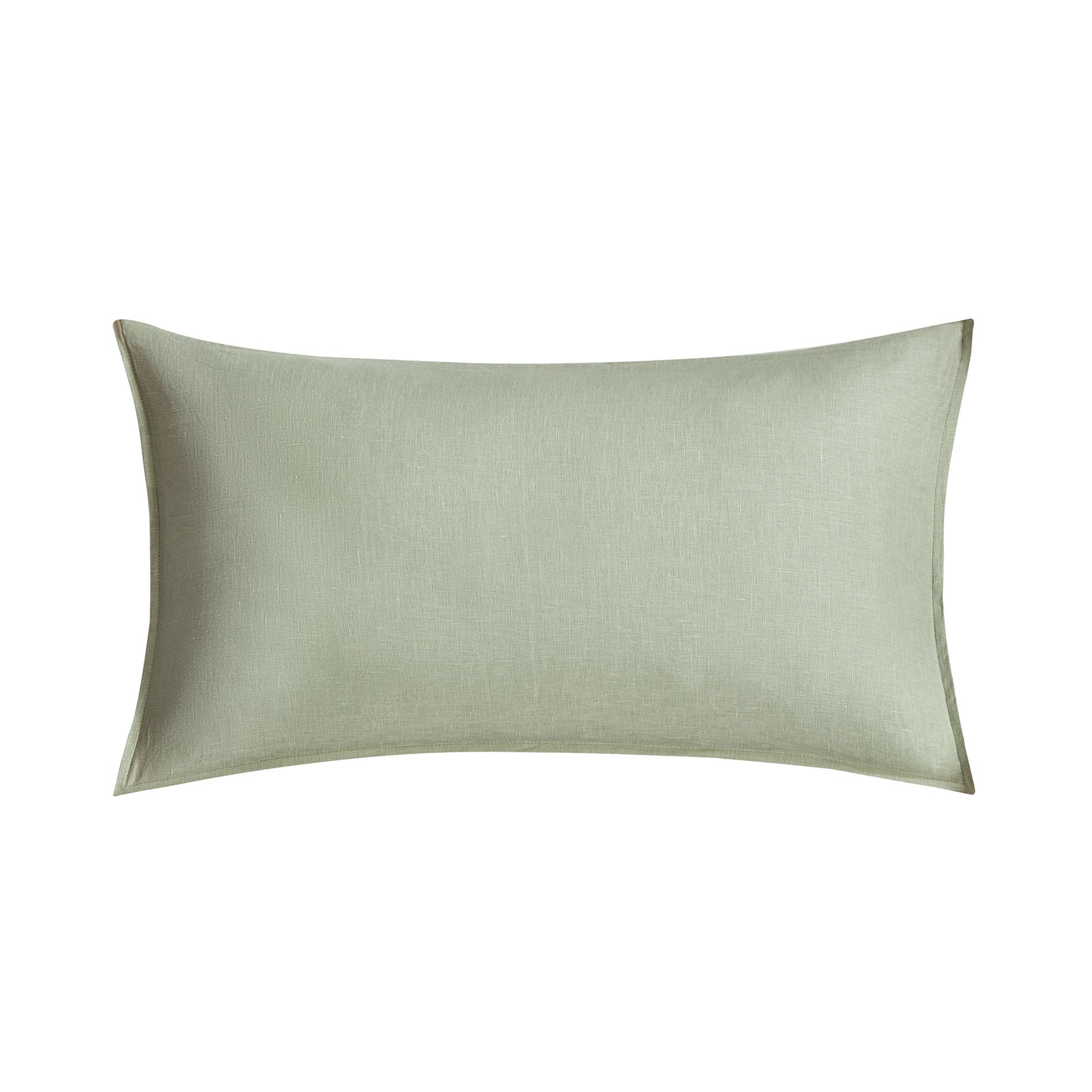 Spray Green French Linen Cushion