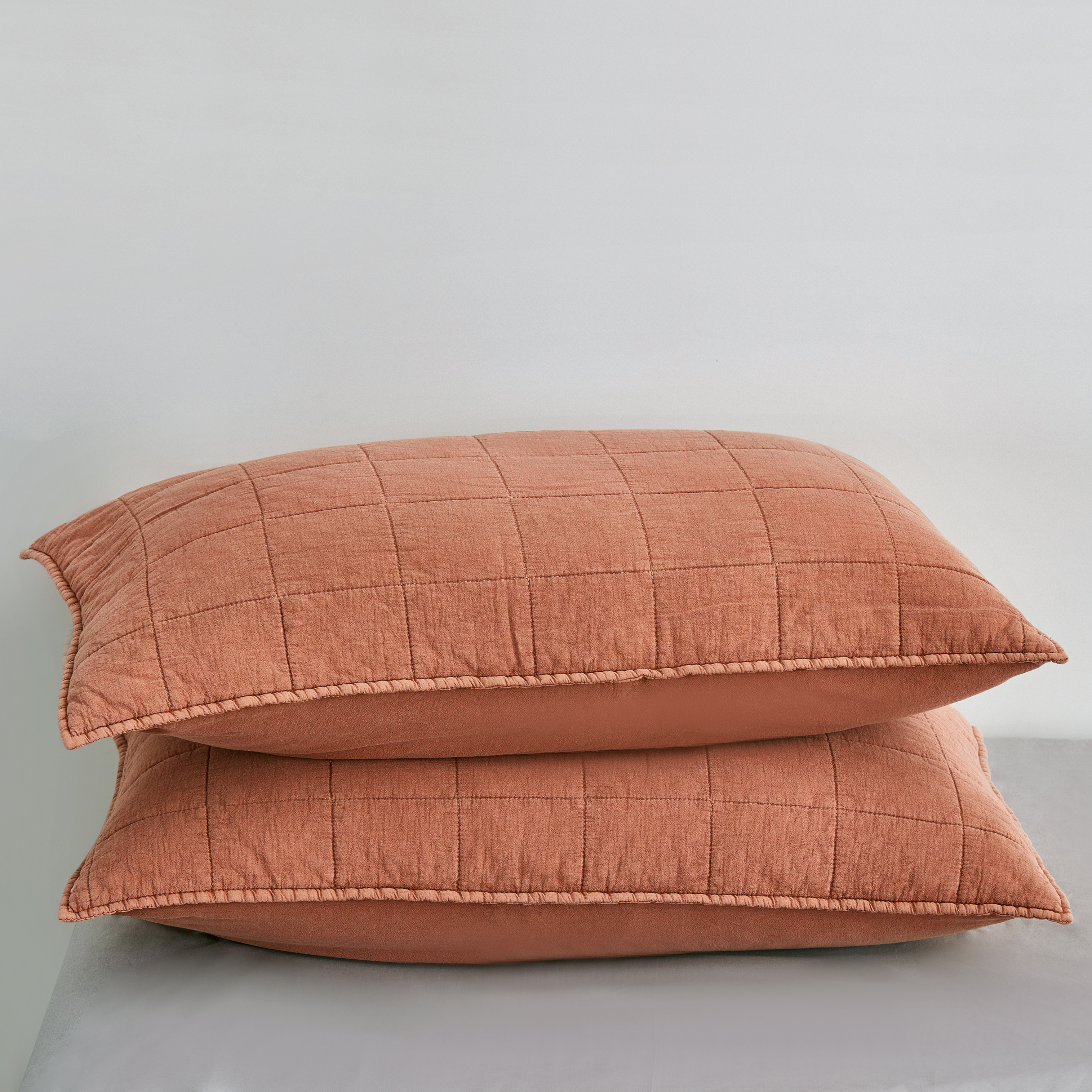 Squares Coverlet Set Cedar