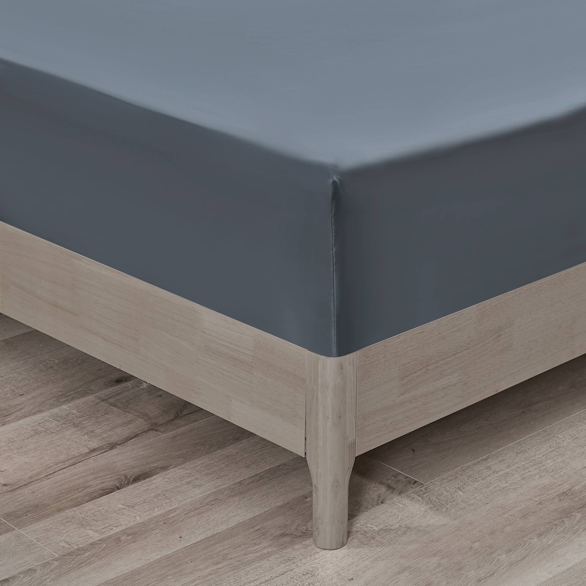 Steel Blue Pima Cotton Fitted Sheet