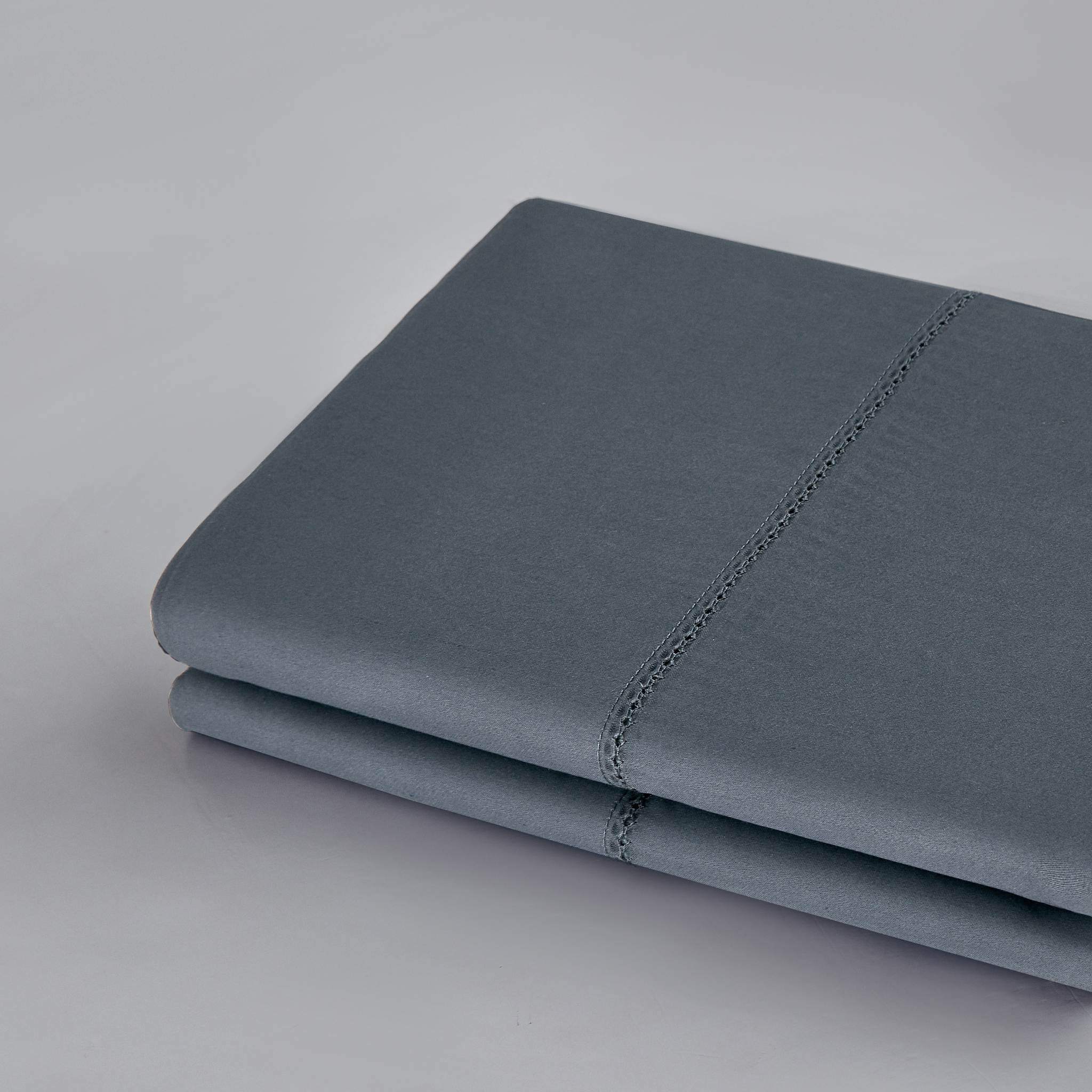 Steel Blue Pima Cotton Flat Sheet