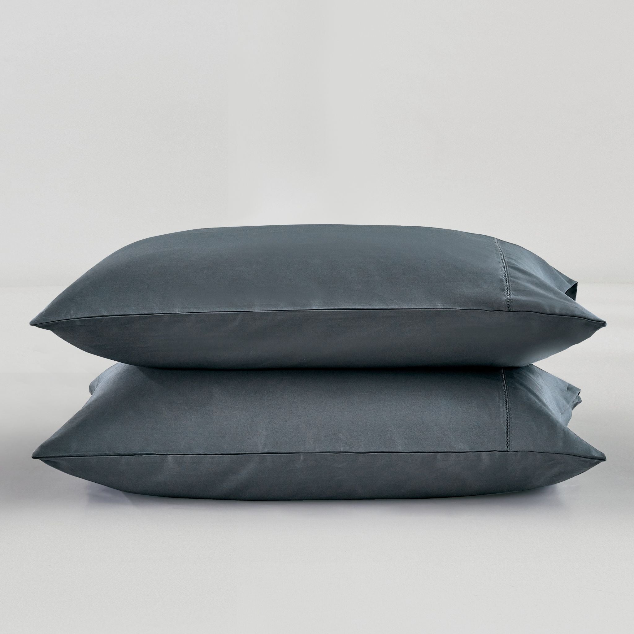 Steel Blue Pima Cotton Pillowcases